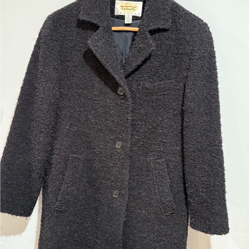 Talbots Women's Charcoal Teddy Jacket